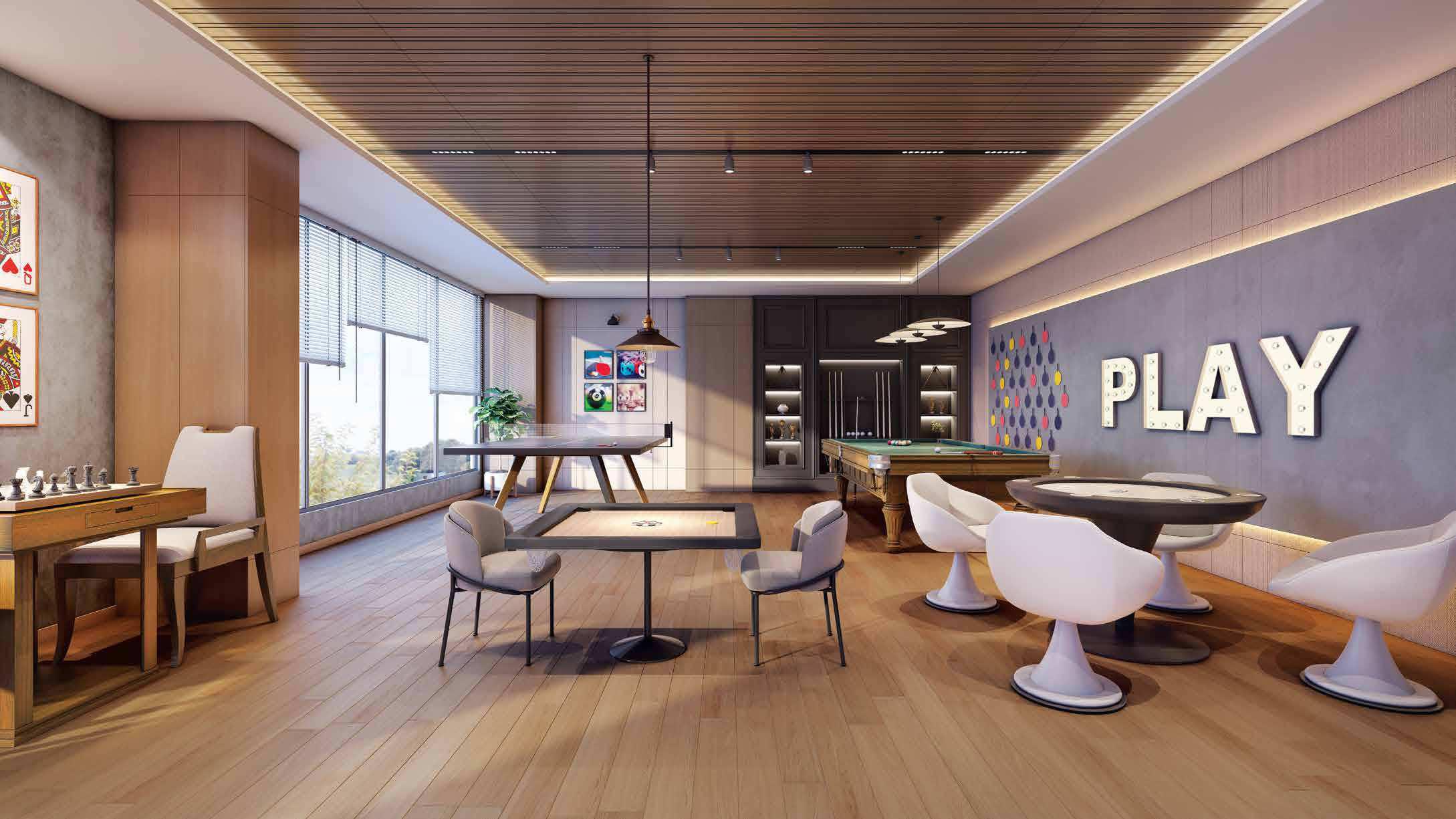 Indoor Games Room (Billiards & Table Tennis)