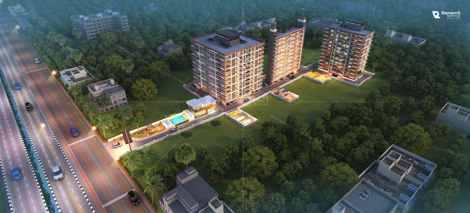 Winsome Elite - Premium High-Rise Living with 20-Ft Wide Avenues