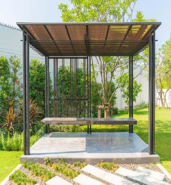 Landscaped Garden Gazebo & Pergola