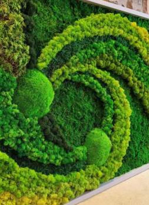 Biophilic Vertical Green Garden Art