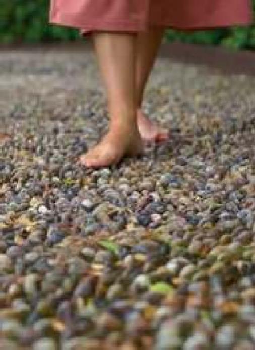 Acupressure Reflexology Natural Pebble Walkway