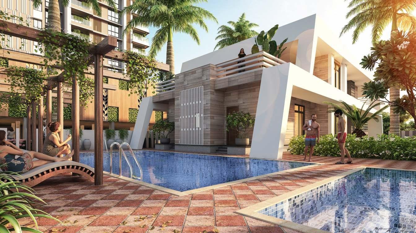 Swimming Pool & Luxury Club House Pavilion