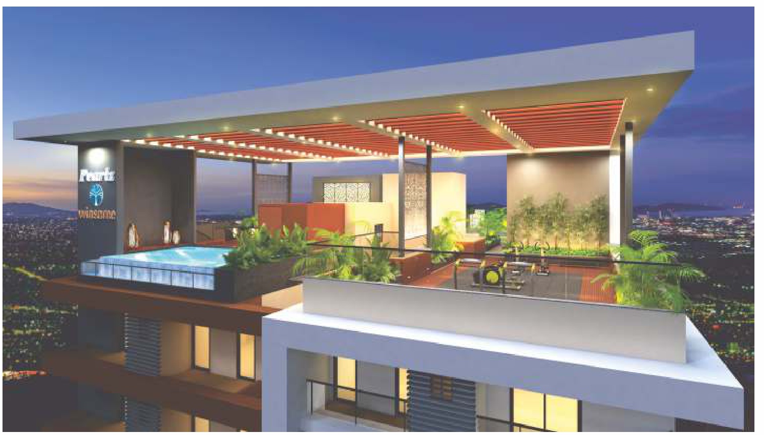 Rooftop Skyline Panorama Terrace